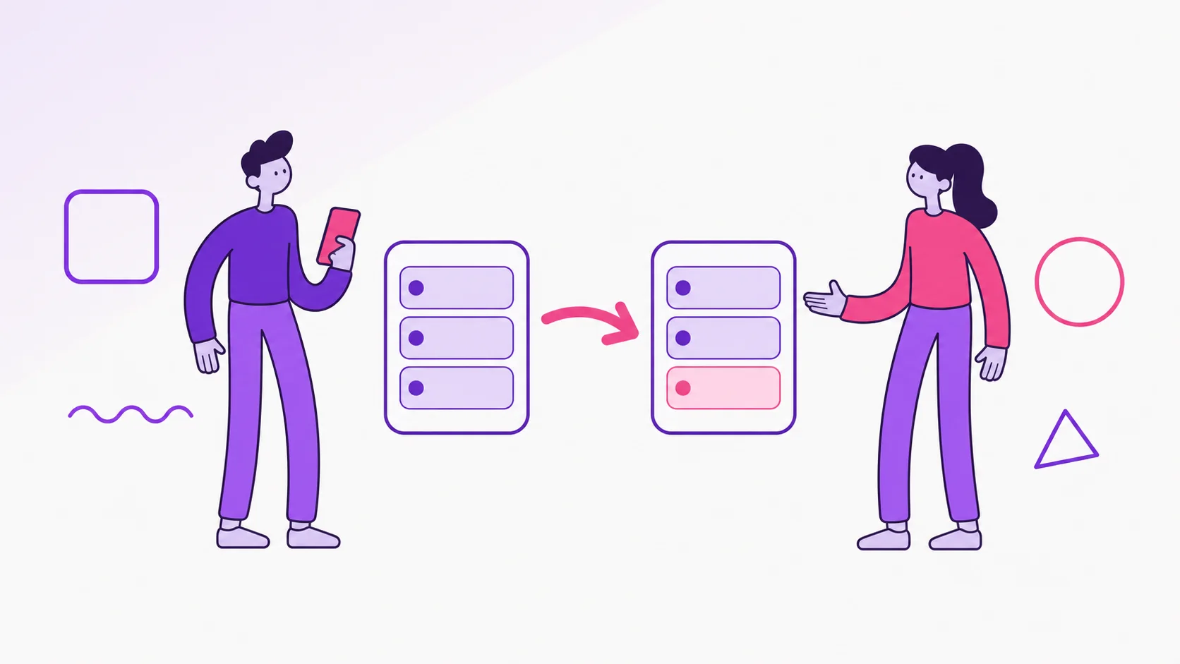 Illustration for the article: Copy expenses in dividi: start the month in two taps